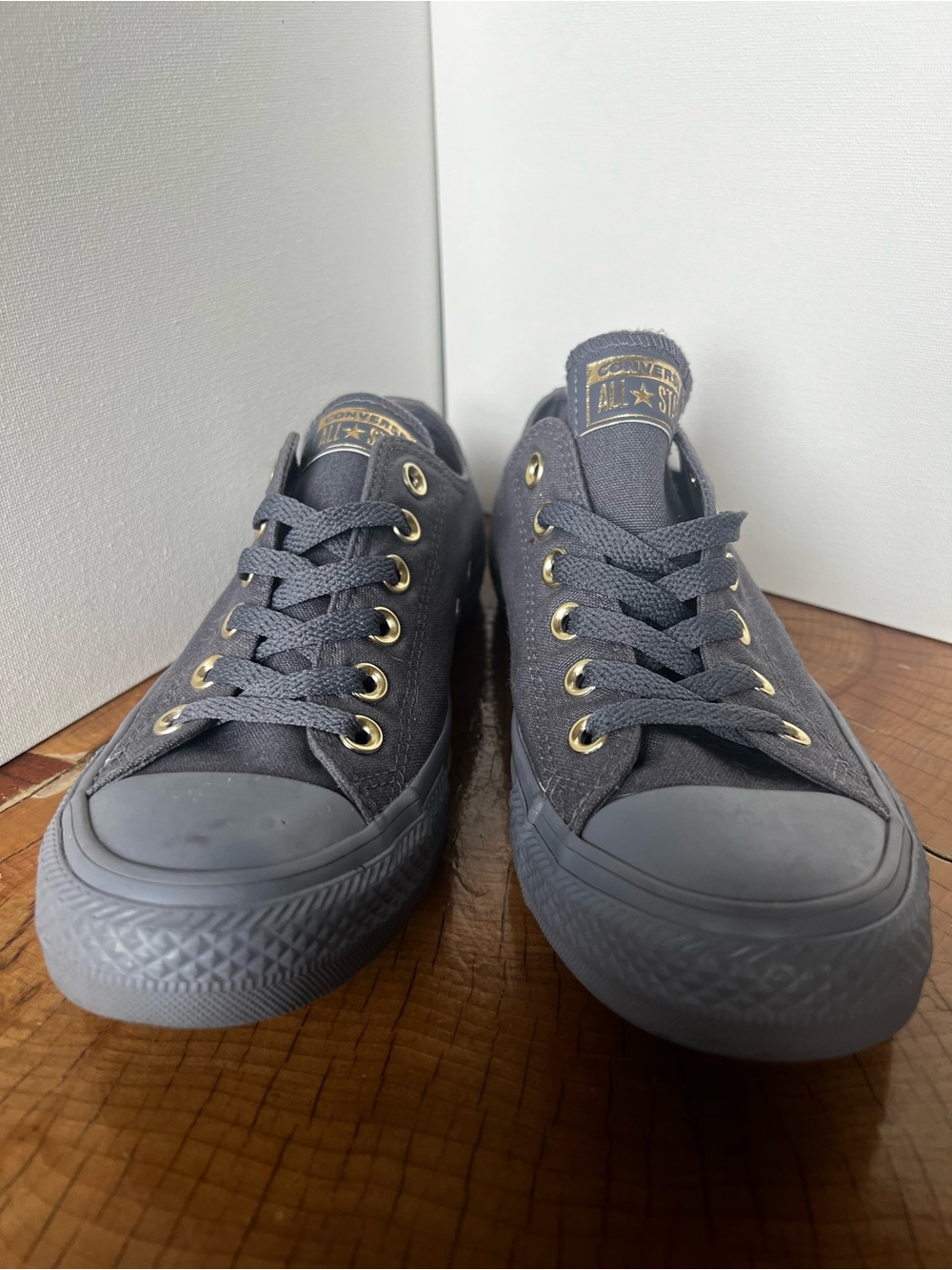 Converse All Star Low Top Sneakers in Purplish Gray - Woman’s Size 8